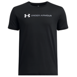 Under Armour boys' black and white cotton t-shirt