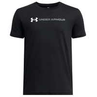 Under Armour boys' black and white cotton t-shirt