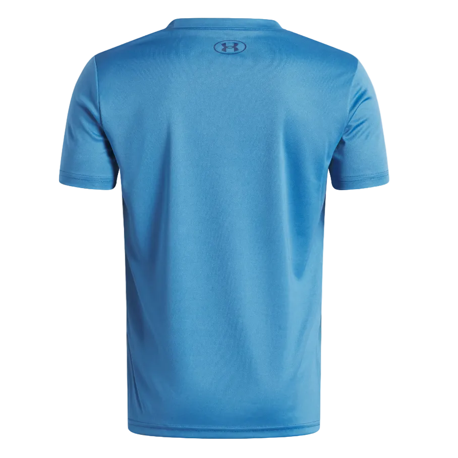 Under Armour Boys T-Shirt Tech Graphic New 2 Aegean Blue/Blackout Navy/White