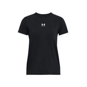 Under Armour Womens T-Shirt Rival Core SS Black/White