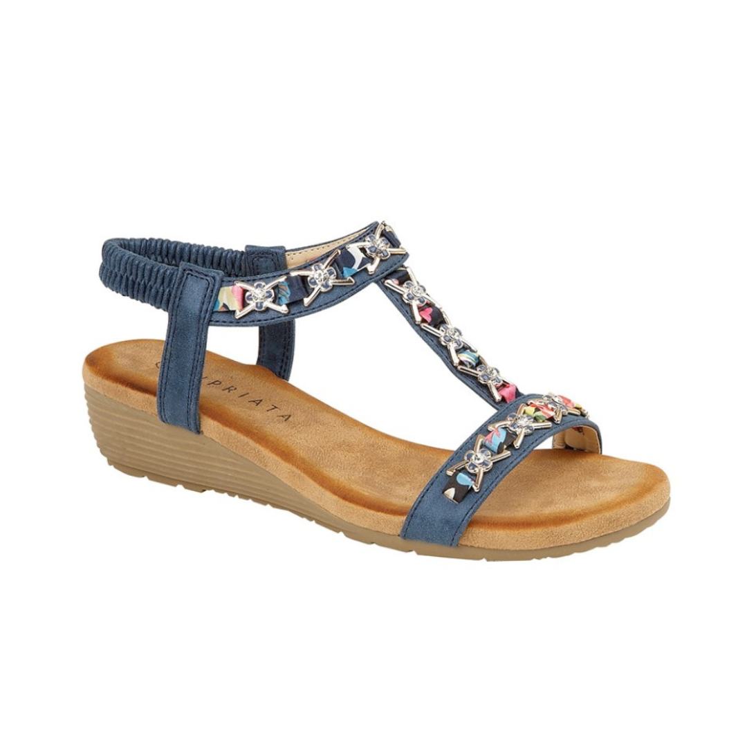 Cipriata Womens Lia Sandal Blue