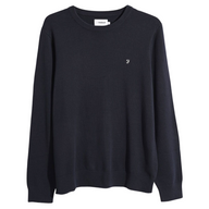 Farah Ludlow men's true navy crew neck jumper