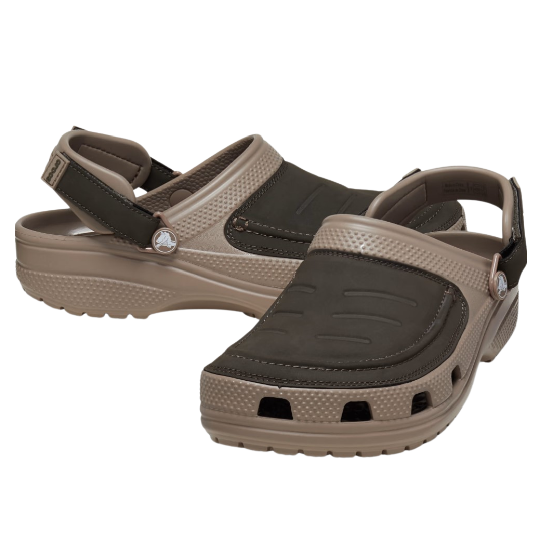 Crocs Mens Yukon Vista II LiteRide Clog Mushroom/Chocolate