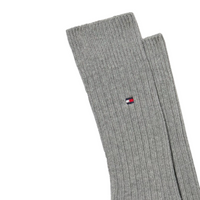 Tommy Hilfiger Mens 3 Pack Socks Set Grey Melange