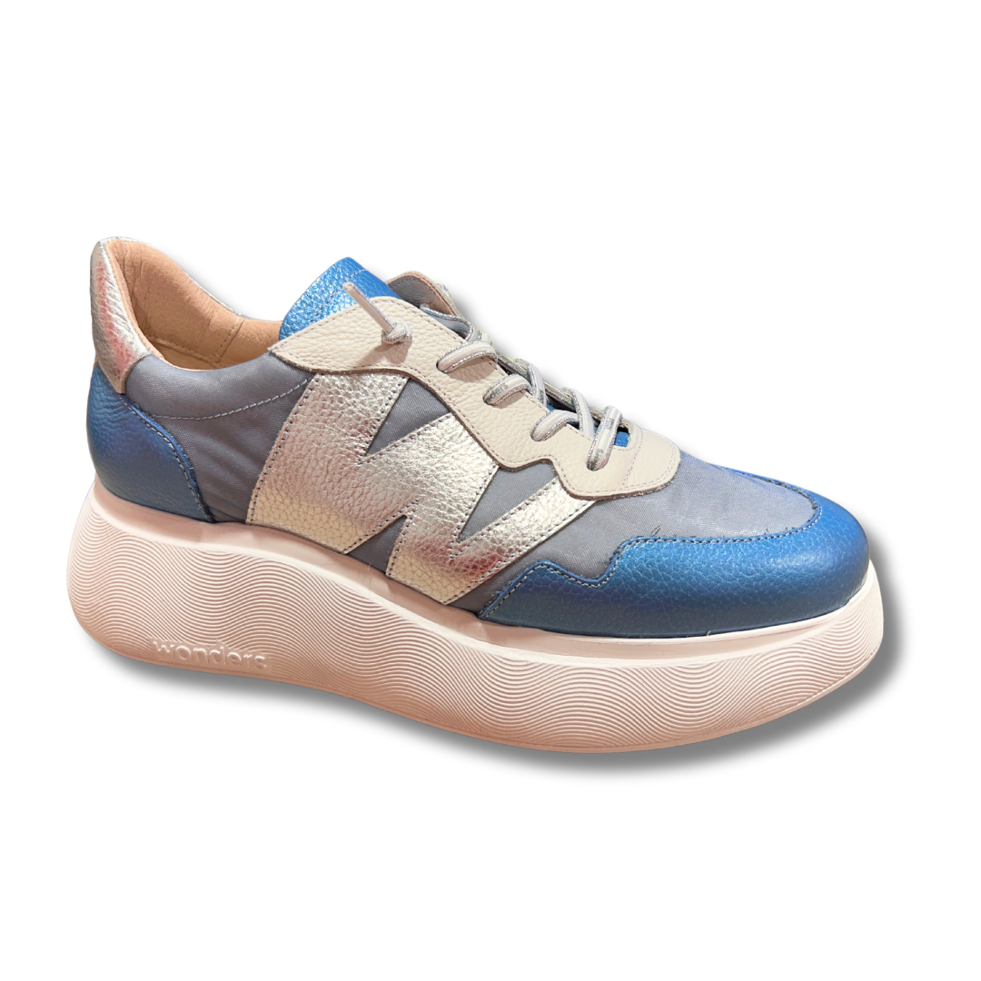 Wonders Womens Trainer A-3622 Lagoon/Acuario/Off