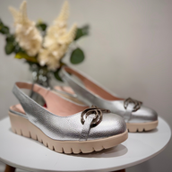 Wonders Womens Sandal C-33331 Gale Plata