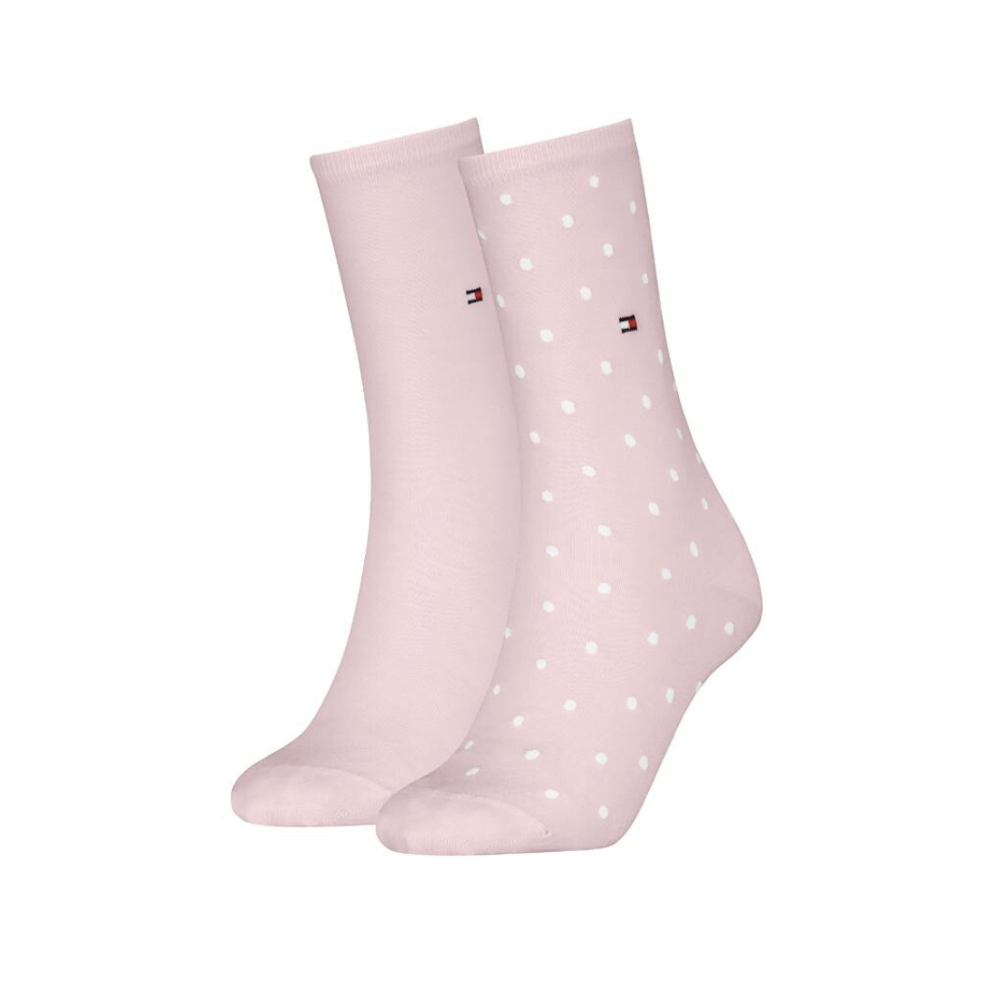 Tommy Hilfiger Womens Socks 2 Pack 100001493 Light Pink