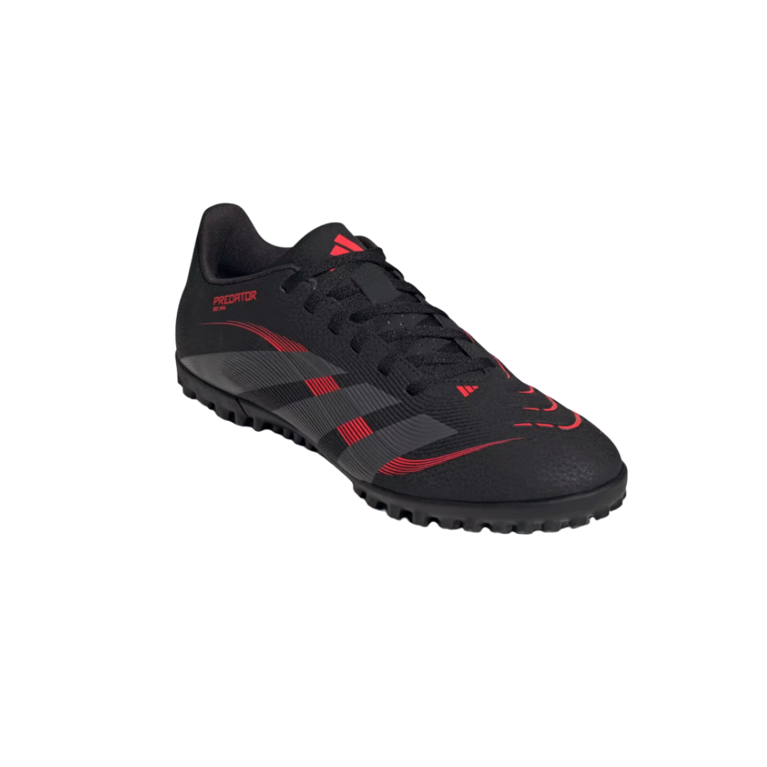 Adidas Adults Astro Turf Boot Predator Club Core Black/Grey Four/Lucid Red