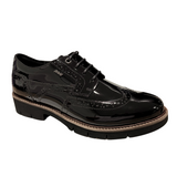 Pod women's black patent lace-up shoe