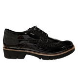 Pod women's black patent lace-up shoe