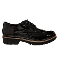 Pod women's black patent lace-up shoe