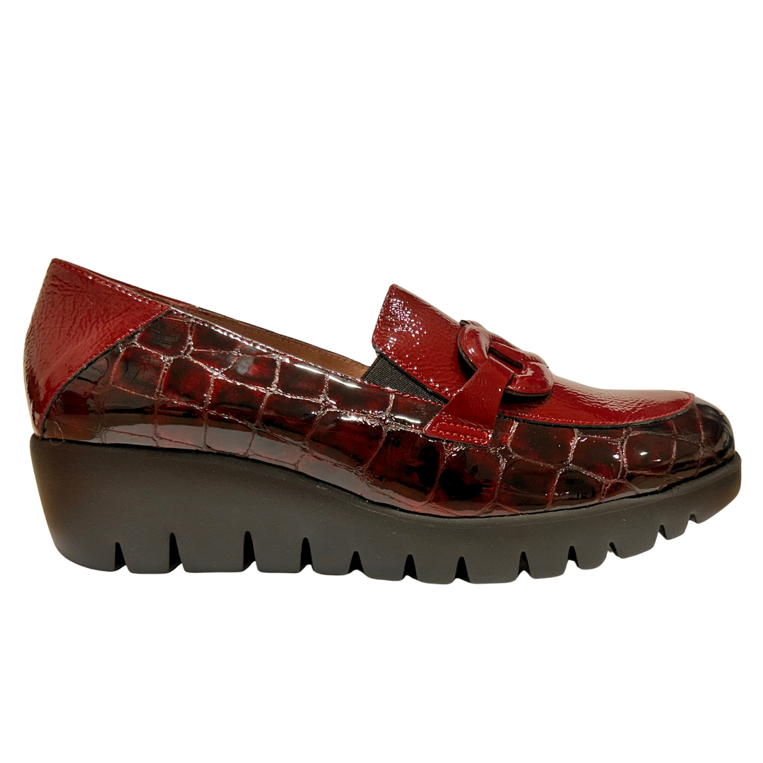 Wonders Womens Shoe C-33330 Vino/Lack