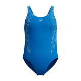 Speedo Girls Swimsuit HyperBoom Splice Muscleback Blue