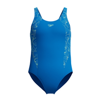 Speedo Girls Swimsuit HyperBoom Splice Muscleback Blue