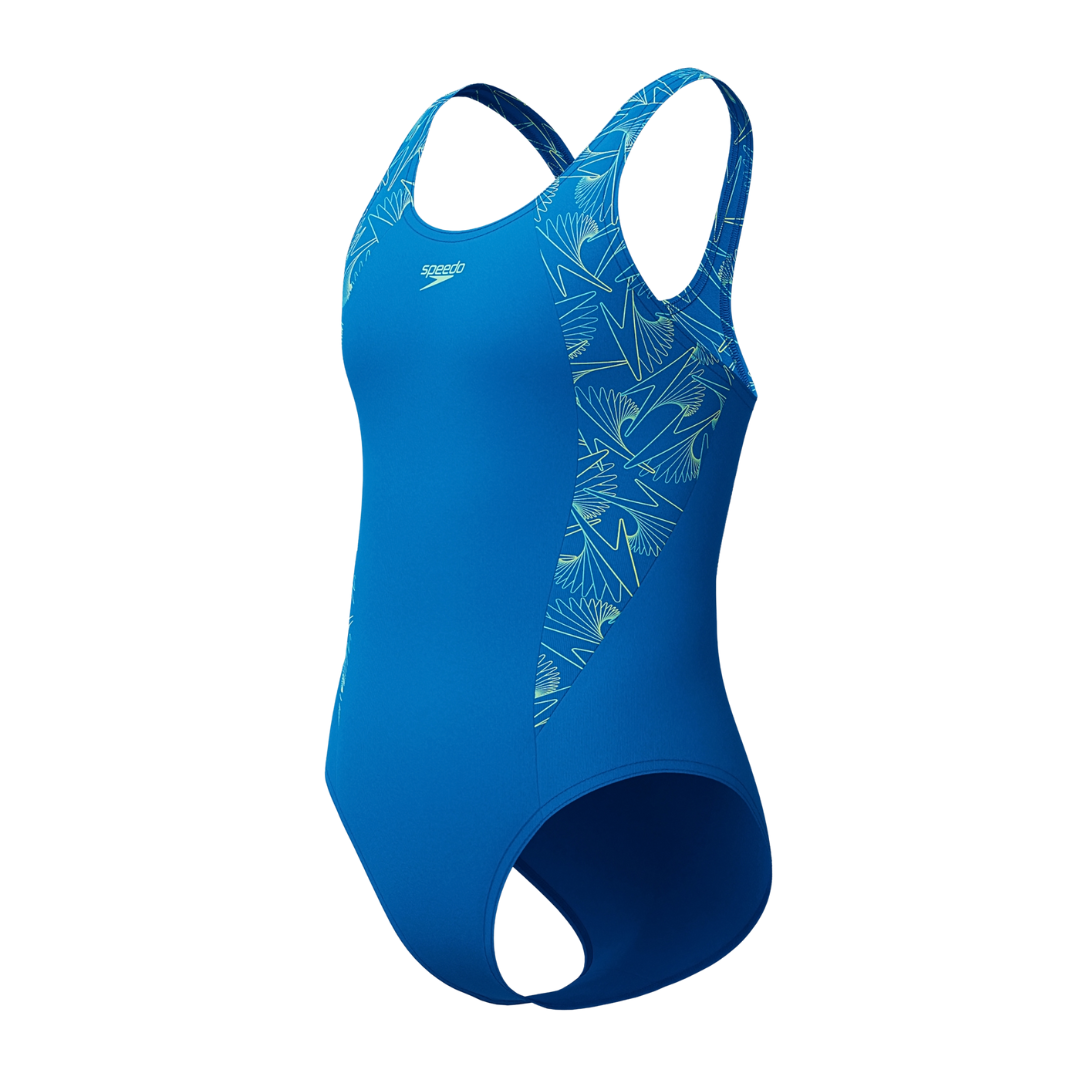 Speedo Girls Swimsuit HyperBoom Splice Muscleback Blue