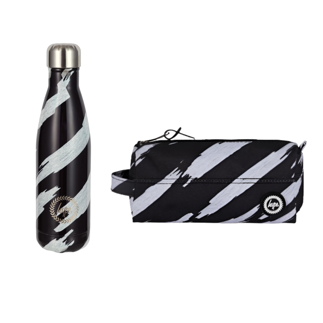Hype Water Bottle Angles Black
