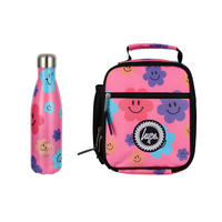 Hype Girls Lunch Bag Happy Flowers Pink