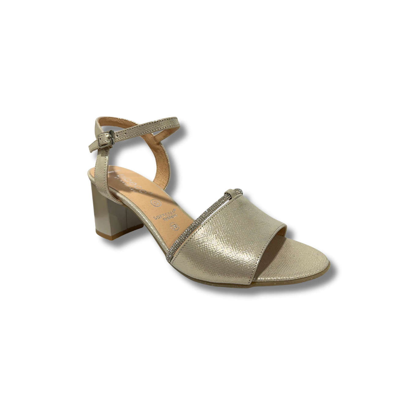 Bioeco Womens Sandal 4040 Gold Shimmer