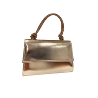 Sorento Womens Handbag French Point Gold Knot