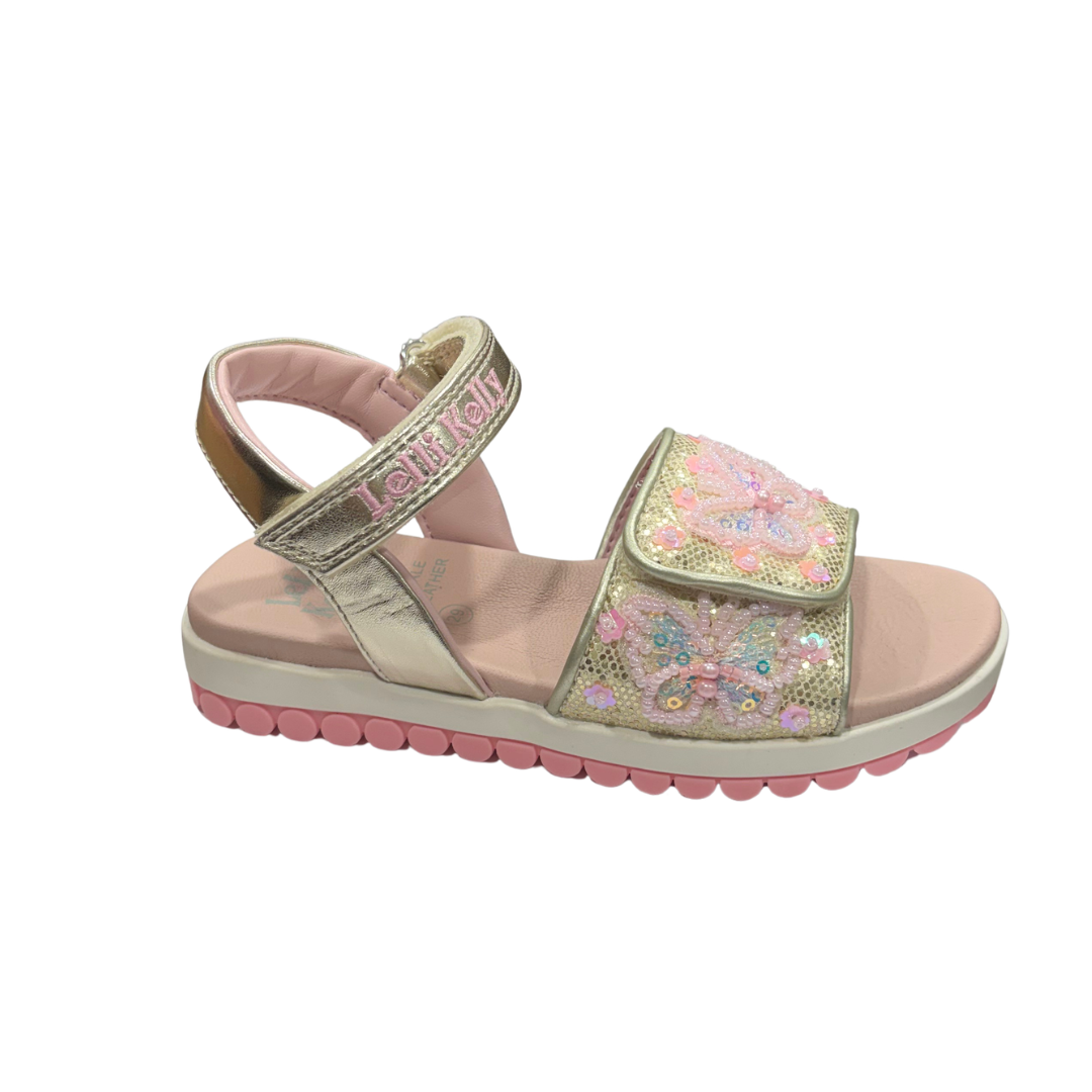 Lelli Kelly Girls Sandal Emerald Oro