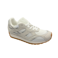 Tommy Hilfiger Womens Suede Retro Trainer FW09358 White/Ecru