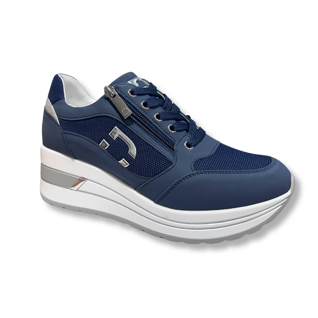 Donna Serena Womens Trainer Megan Blue/Navy