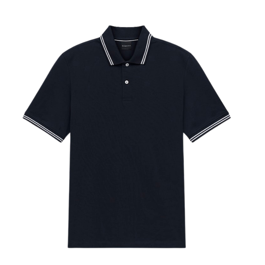 Bugatti Mens Polo 8150-15001E Navy Blue