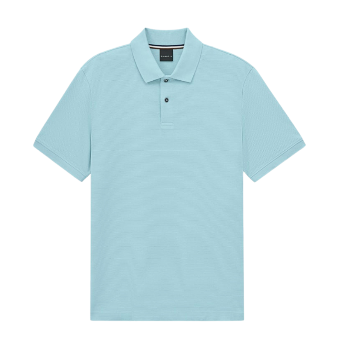 Bugatti Mens Polo 8150-15002E Aqua Blue