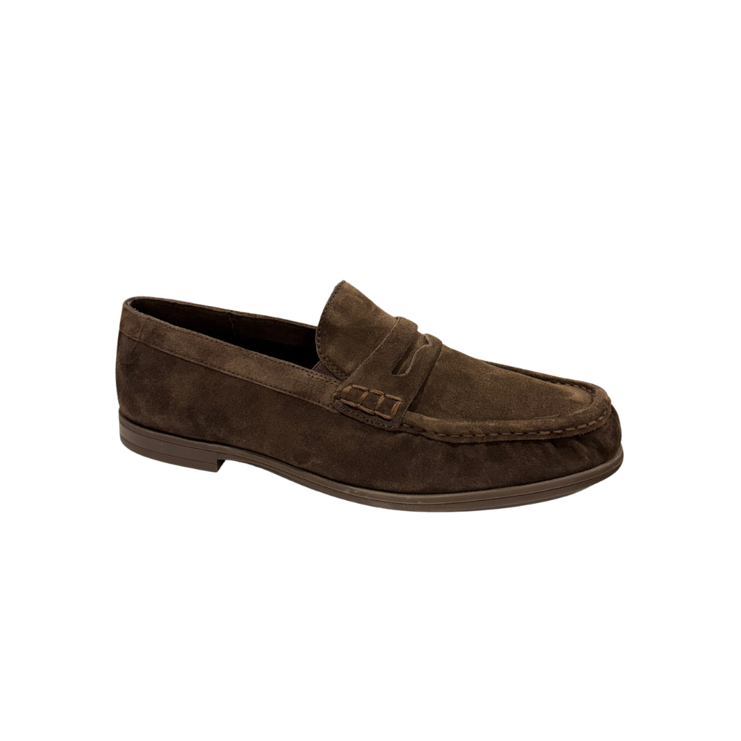 Paul Green women's green suede slip-on loafer