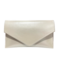 Emis Womens Clutch Bag T36 Ecru Pearl