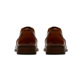 Clarks Mens Shoe Craft Remi Lace Brown Leather