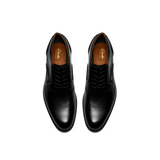 Clarks Mens Shoes Craft Remi Lace Black Leather