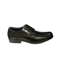 Hush Puppies Boys School Shoe Argyll Black