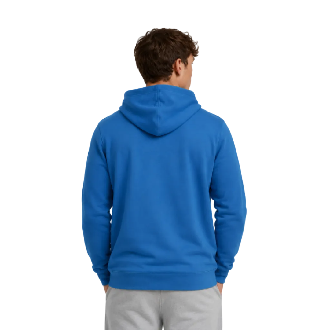 Under Armour Mens Hoodie Rival Fleece Branded Aegean Blue/White