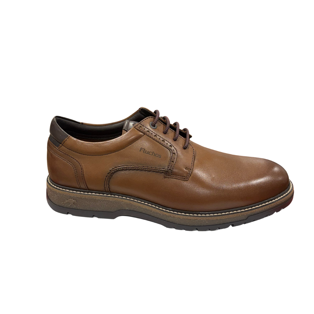 Fluchos men's camel leather shoe