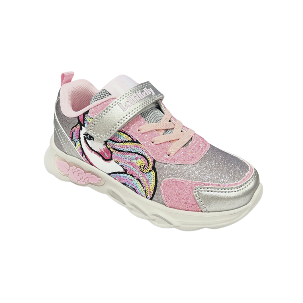 Lelli Kelly Girls Trainer Christina Argento Scuro