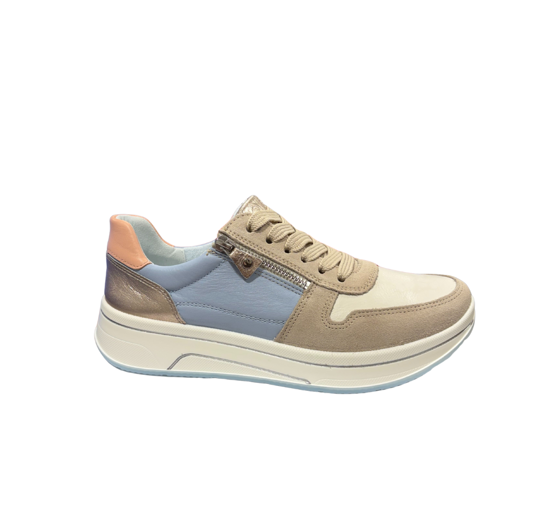 Ara Womens Trainer 12-27540 89 Beach/Cream/Cielo/Sand/Apricot