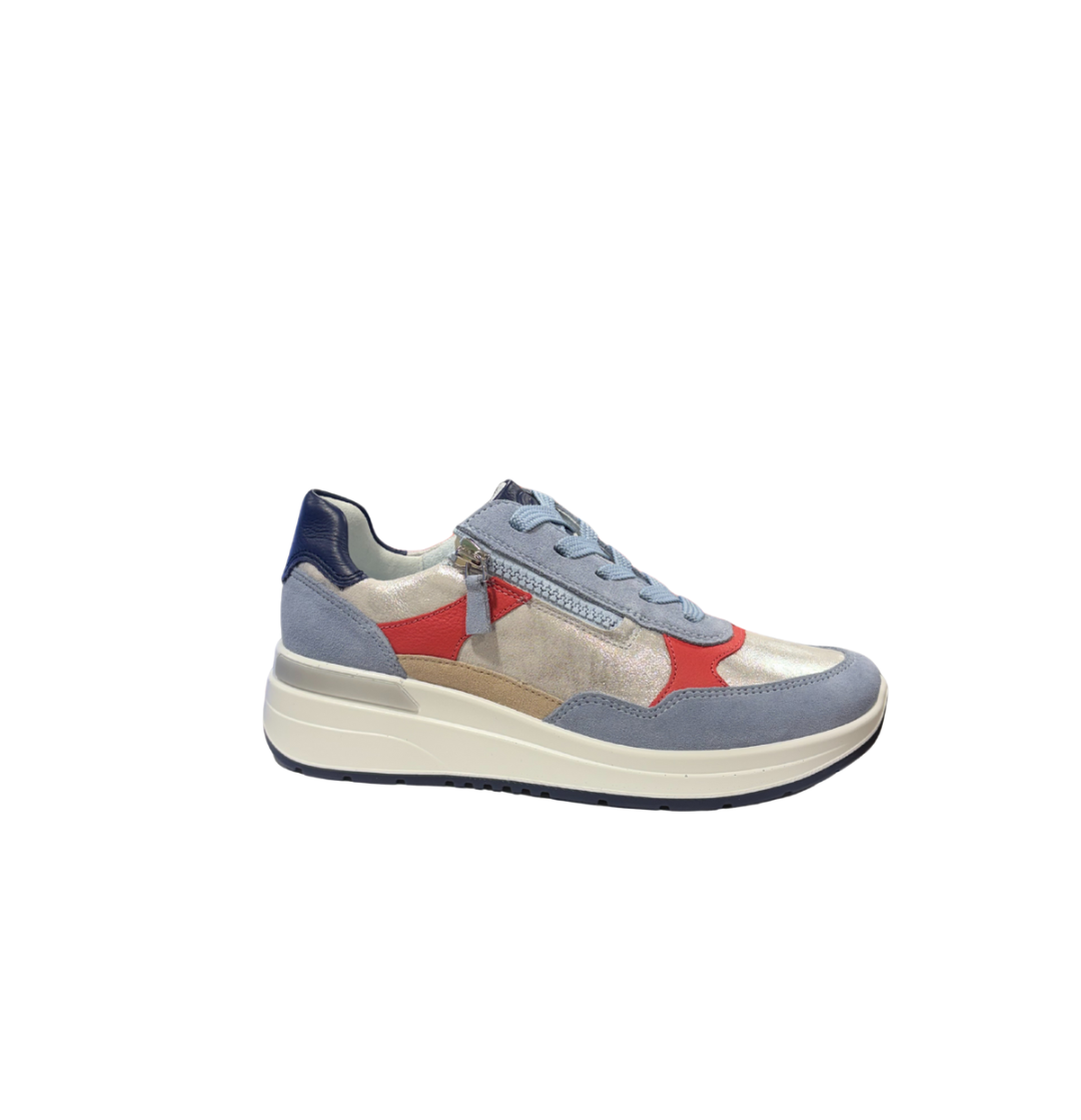 Ara Womens Trainer 12-57702 92 Cielo/Dusty/Strawberry/Beach