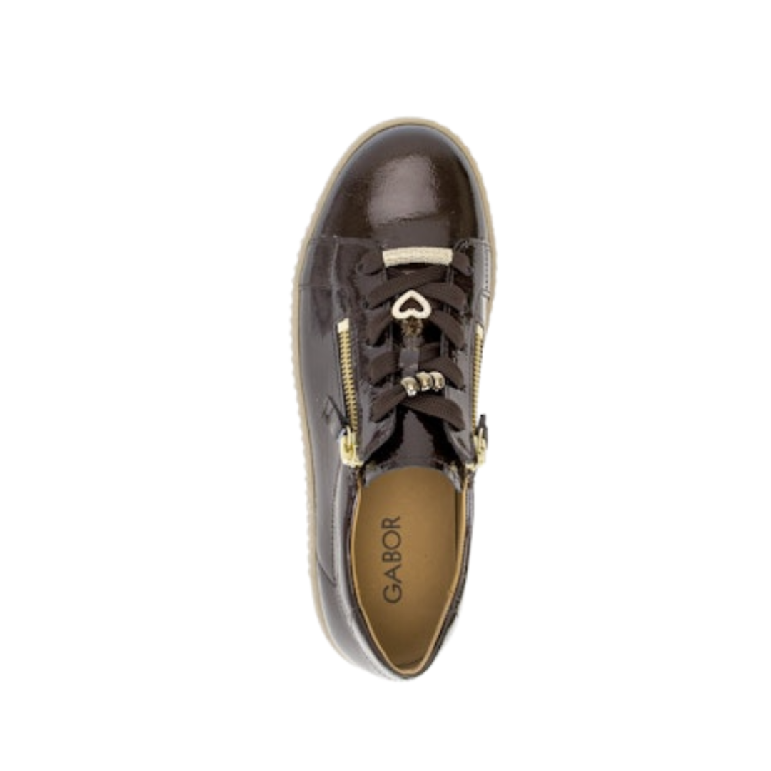 Gabor Womens Trainer 6010 Mocca