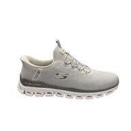 Skechers Mens Trainer Glide Step 233010 Light Gray