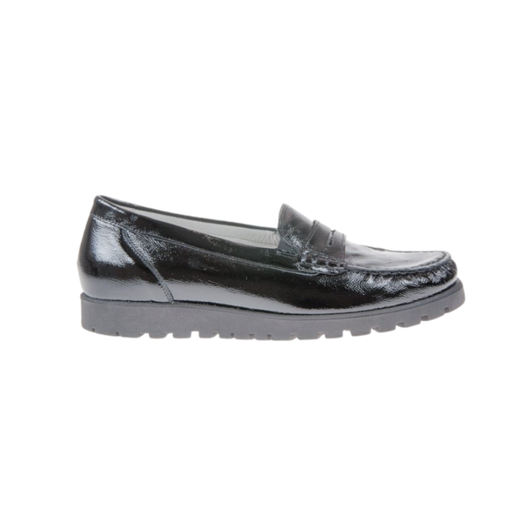 Waldlaufer Womens Loafer 549002 Schwarz