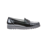 Waldlaufer women's patent slip-on loafer