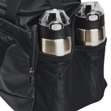 Under Armour Undeniable 5.0 small black and silver duffle bag, water-repellent