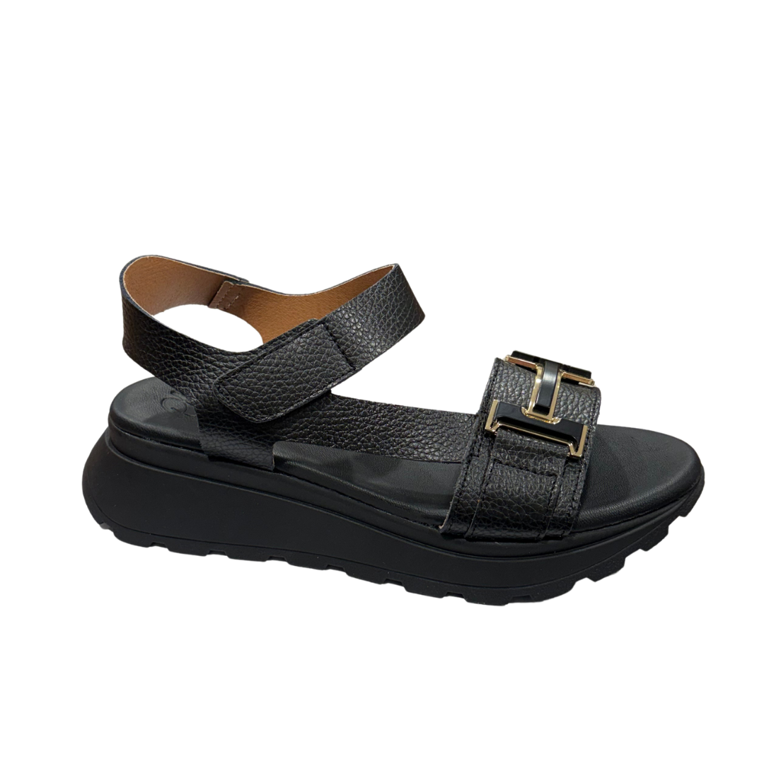 Oh My Sandals women's black sandal