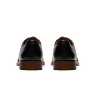Clarks Mens Shoe Craft Remi Tip Black Leather