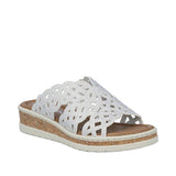 Rieker Womens Sandal V4189 Off White
