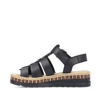 Rieker Womens Sandal V7904-00 Black