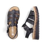 Rieker Womens Sandal V7904-00 Black