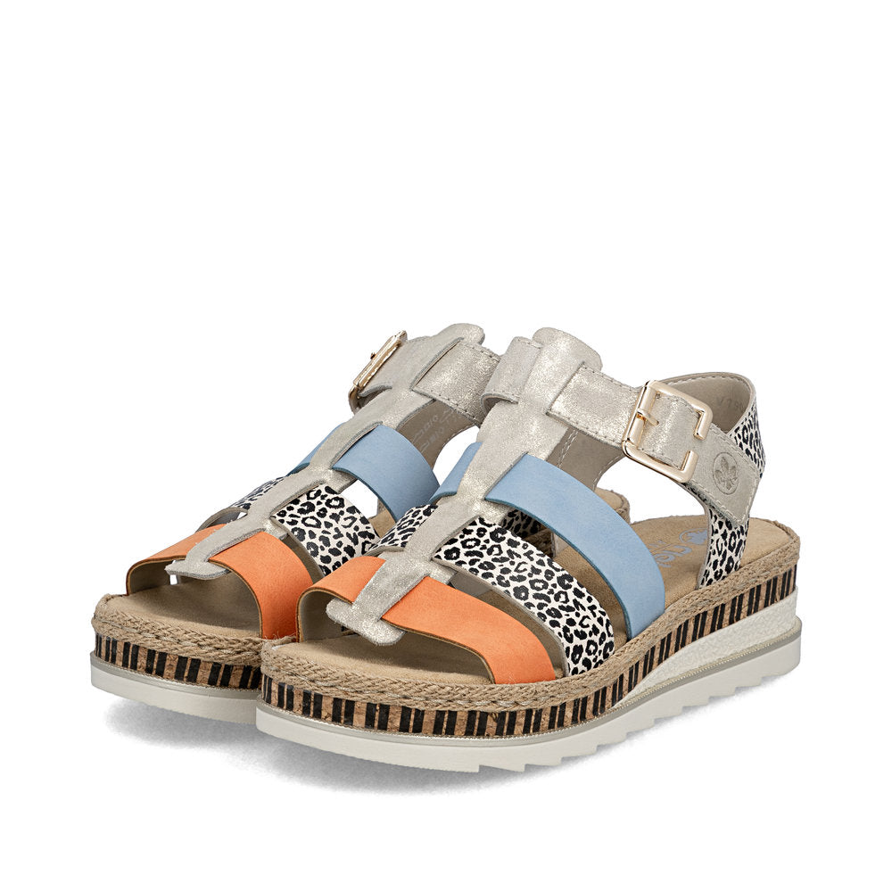 Rieker Womens Sandal V7904-90 Multi