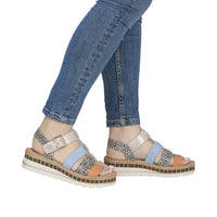 Rieker Womens Sandal V7904-90 Multi